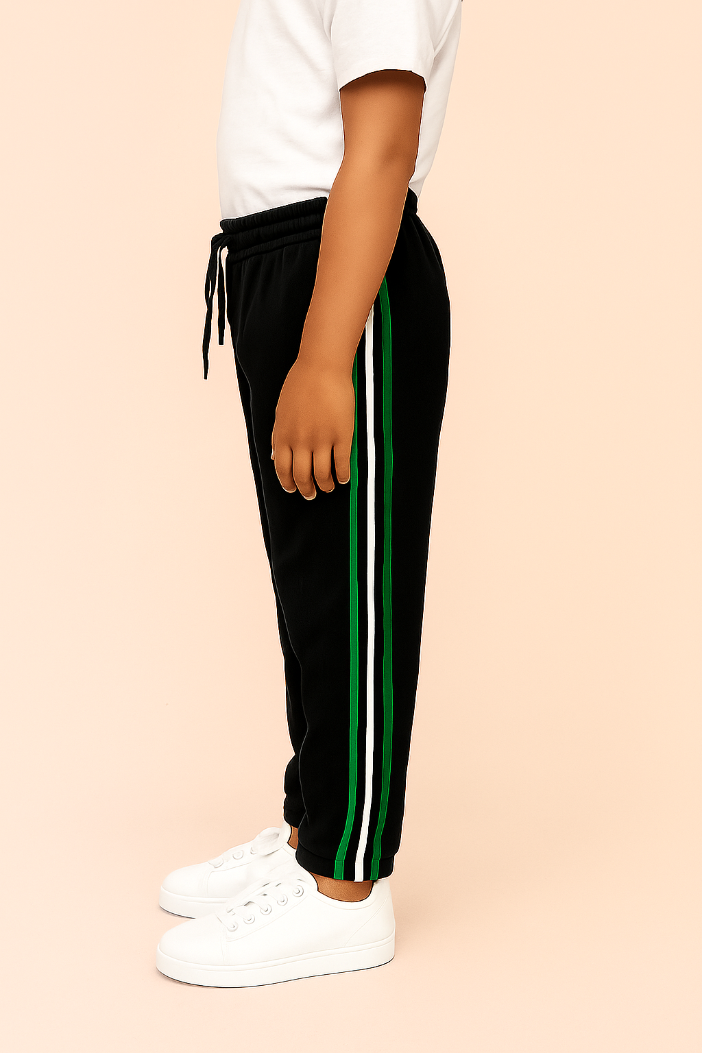 Heritage-Track Pant (Navy-White-Green)