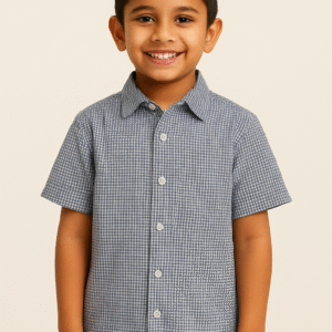 Heritage-Boys Half Sleeve Check Shirt