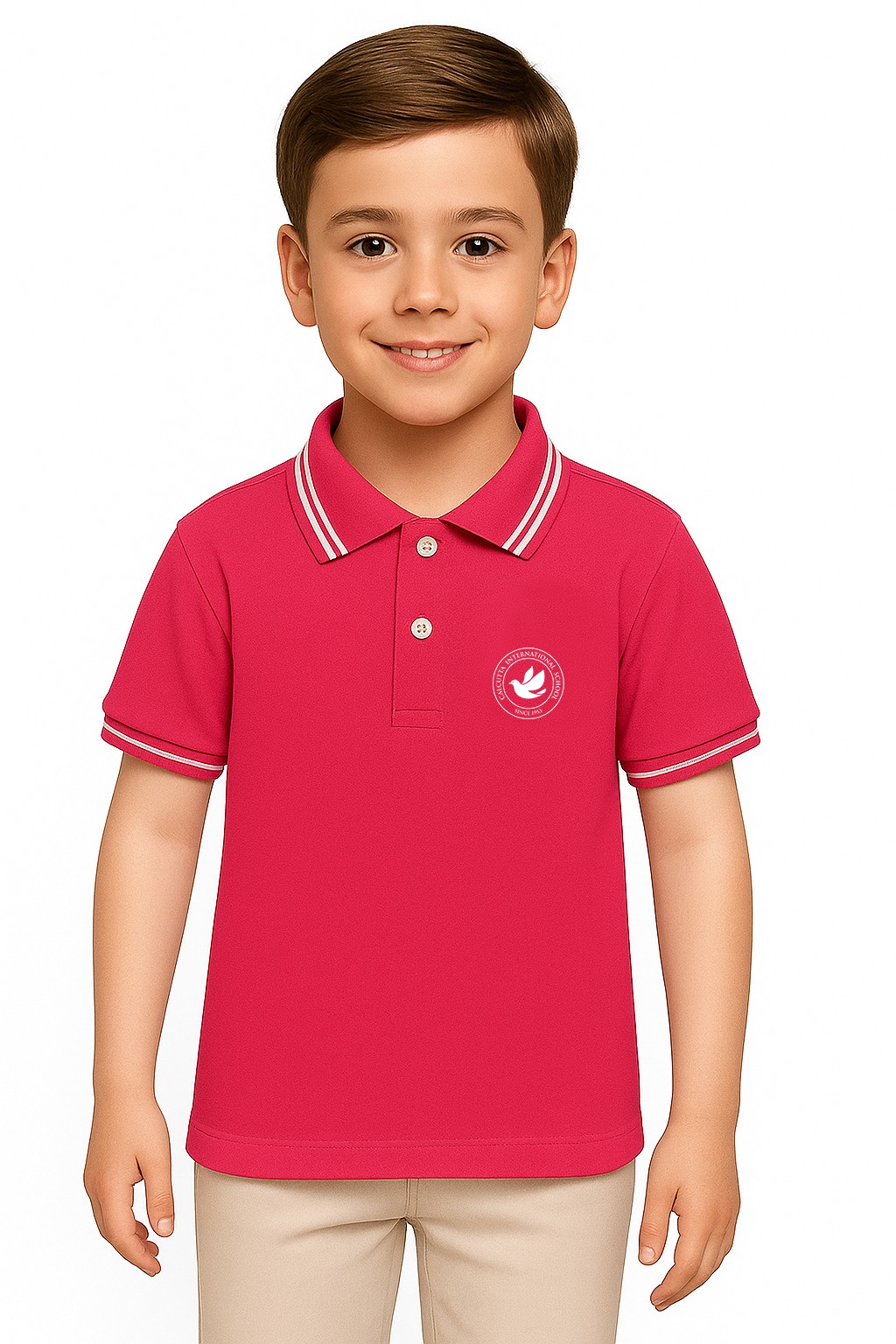 CIS-T-SHIRT(POLO)-PINK PRE NURSERY