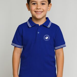 CIS-T-SHIRT(POLO)-BLUE UPPER NURSERY