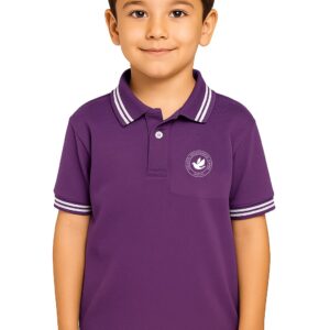 CIS-T-SHIRT(POLO)-PURPLE NURSERY