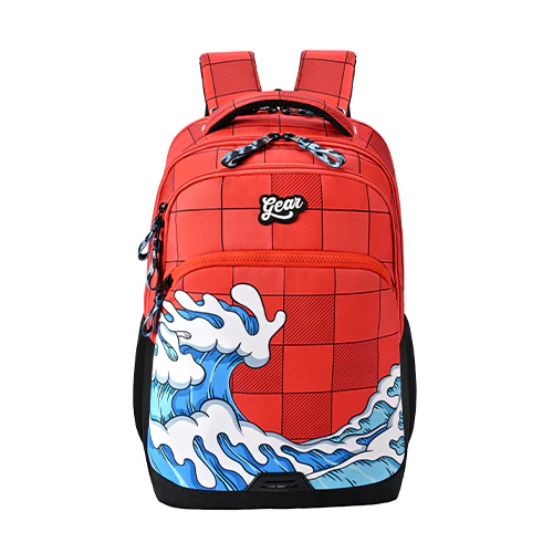 Shuffle Backpack 17 Inch (Red-Blue) - Image 3