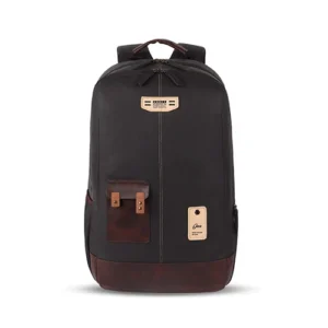 Classic 2 Leather Laptop Backpack With Anti-Theft 19 Inch (Black)