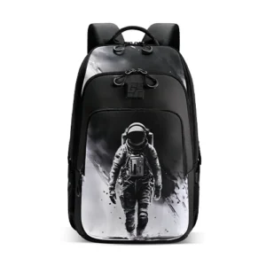 Art Astronaut Backpack 19 Inch (Black-White)