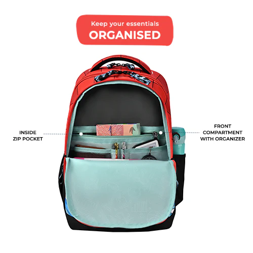 Shuffle Backpack 17 Inch (Red-Blue) - Image 7