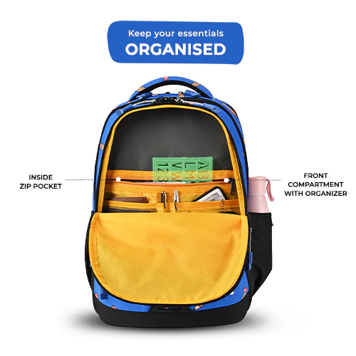 Shuffle Backpack 17 Inch (Blue-Black) - Image 5