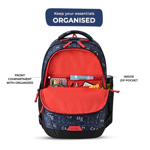 Educator Backpack 19 Inch (Navy-Red) - Image 5