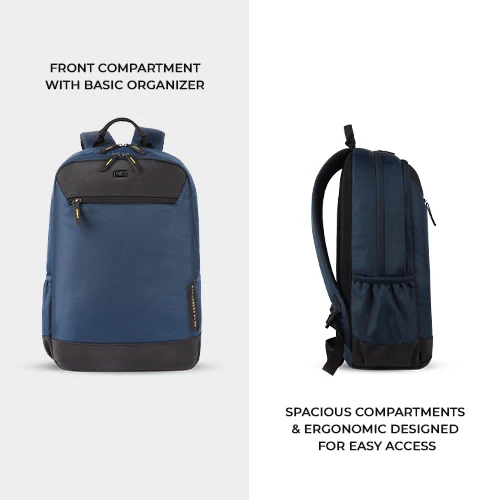 Laconic Laptop Backpack 18 Inch (Blue-Black) - Image 5