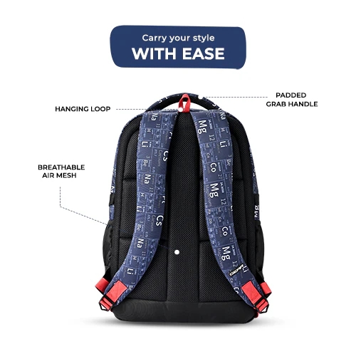 Educator Backpack 19 Inch (Navy-Red) - Image 3
