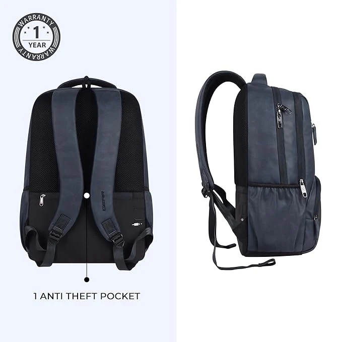 Heritage Laptop Backpack 19 Inch (Navy Blue) - Image 2