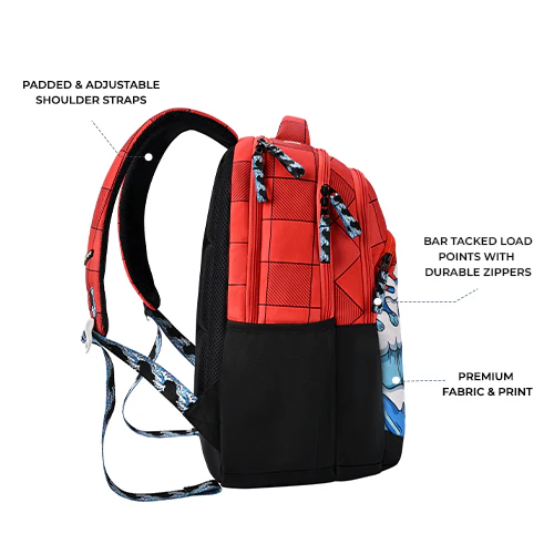 Shuffle Backpack 17 Inch (Red-Blue) - Image 4
