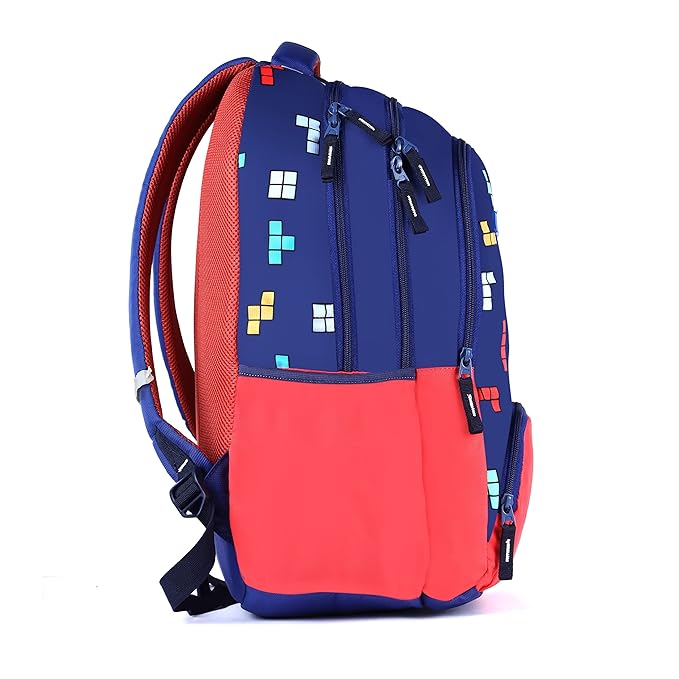 Gambol Backpack 18 Inch (Blue-Red) - Image 5