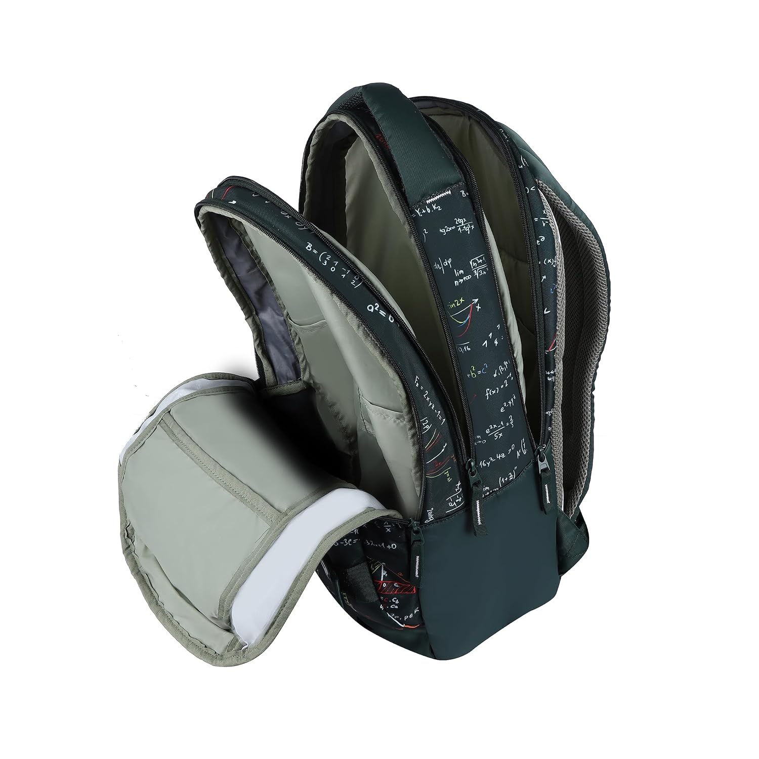 Calculus Backpack With Rain Cover 19 Inch (Green) - Image 6