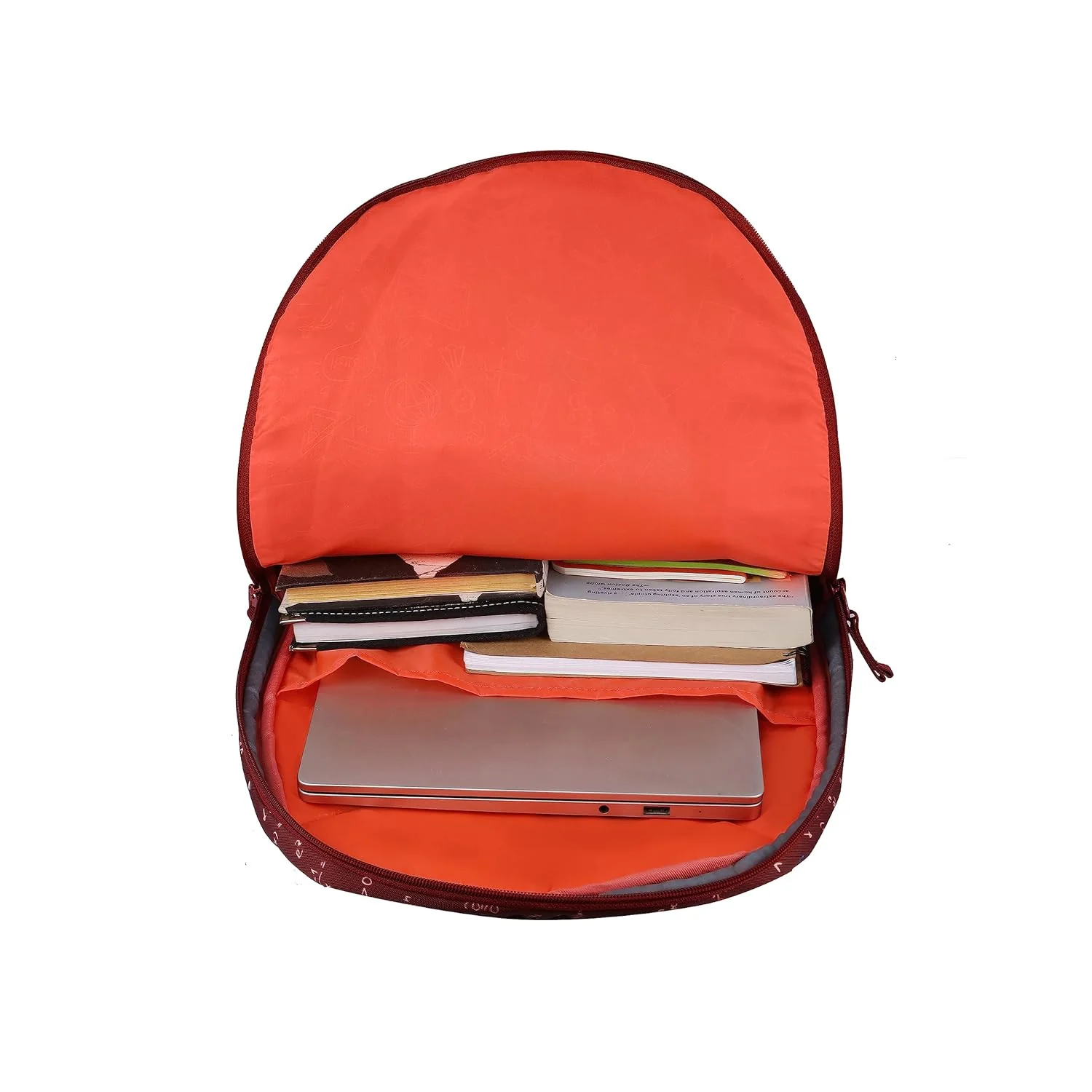 Calculus Backpack With Rain Cover 19 Inch (Maroon) - Image 4