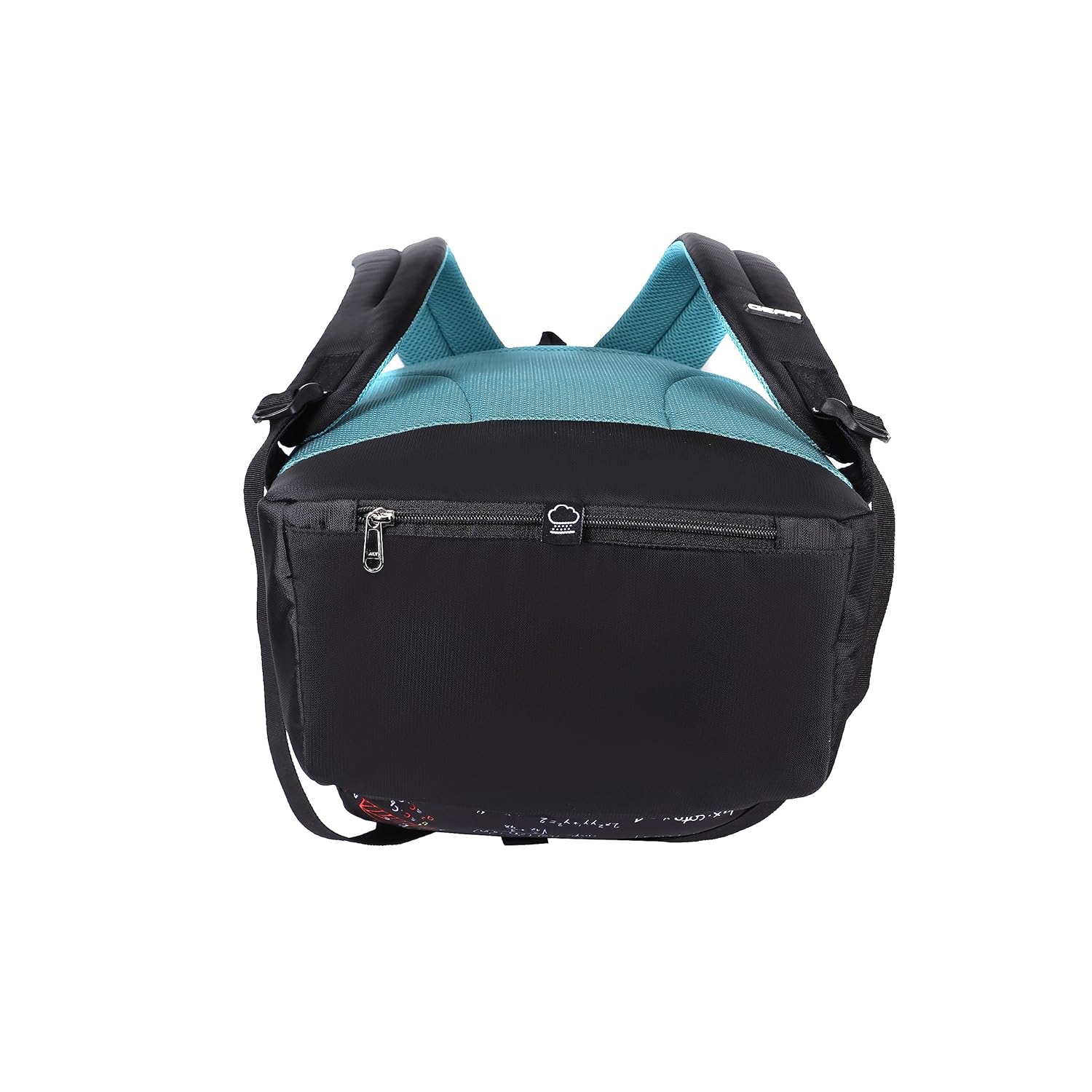 Calculus Backpack With Rain Cover 19 Inch (Black-Sky Blue) - Image 2