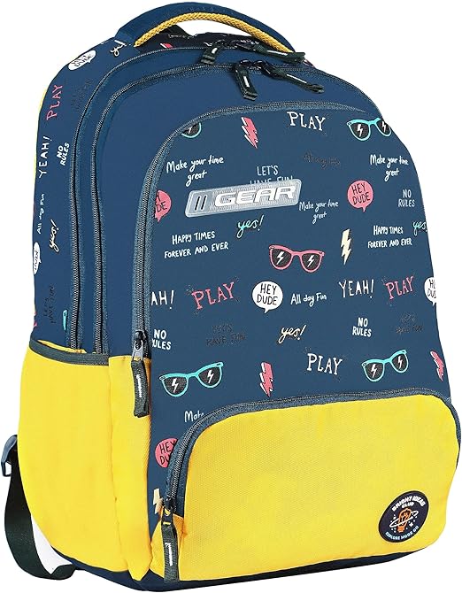 Gambol Backpack 18 Inch (Teal Yellow) - Image 7