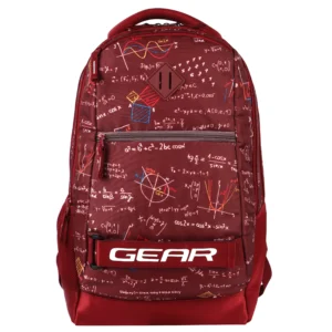 Calculus Backpack With Rain Cover 19 Inch (Maroon)