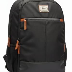 Noble Raincover Laptop Backpack 18 Inch (Black-Tan)