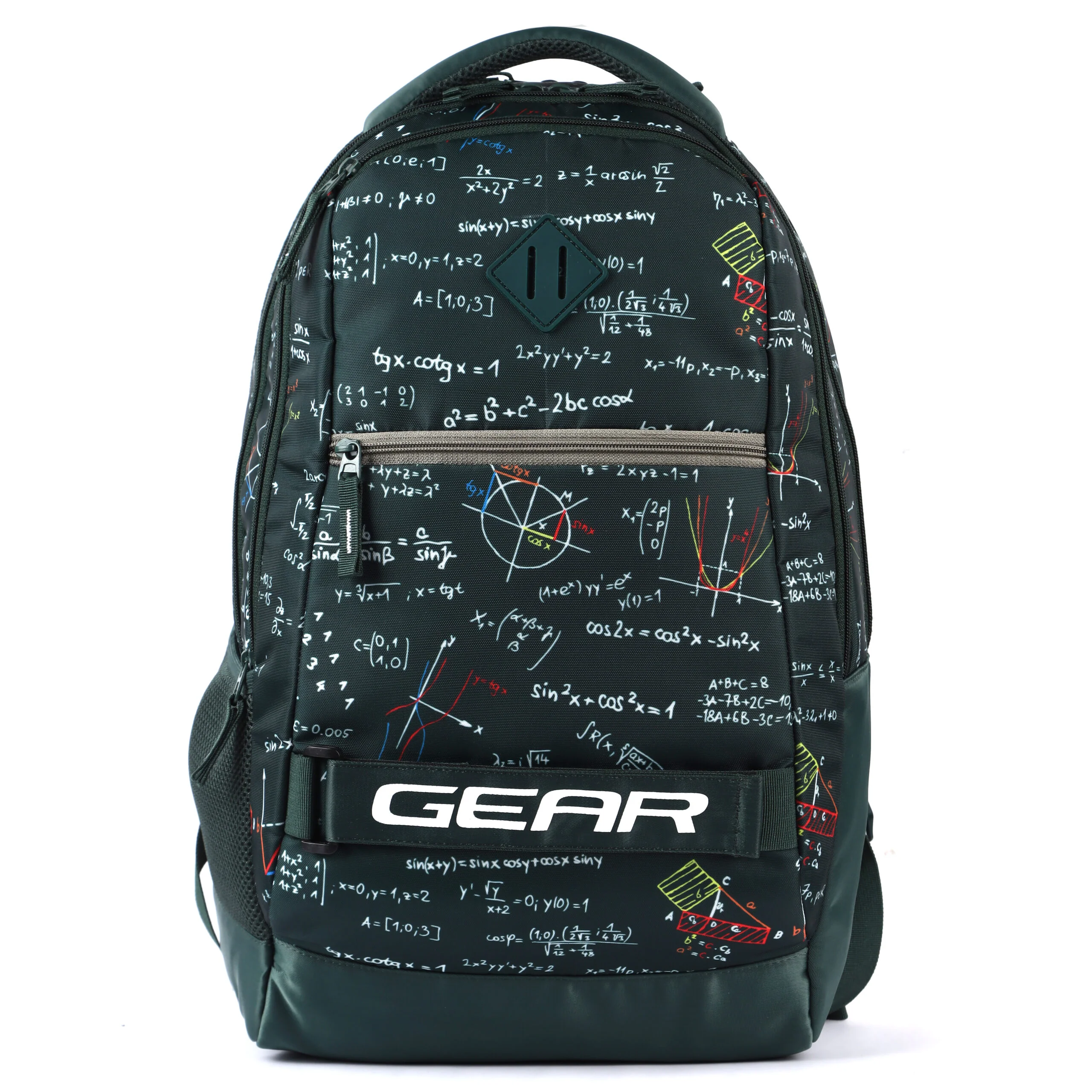 Calculus Backpack With Rain Cover 19 Inch (Green)