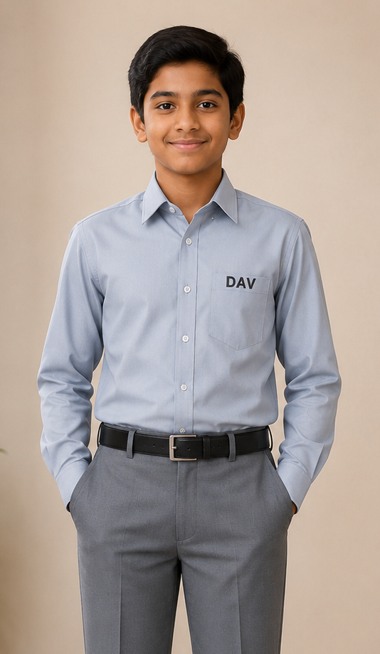 DAV- FULL SHIRT BOYS (CLASS 3 - 12)