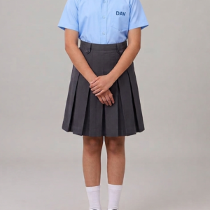 DAV- FIXED WAIST BOX PLEATED SKIRT (CLASS 3-12)
